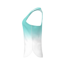 Load image into Gallery viewer, Crew Gradient Girl's Tank Aqua