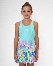 Load image into Gallery viewer, Junior Printed Tank Aqua - Melbourne
