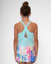 Load image into Gallery viewer, Junior Printed Tank Aqua - Melbourne