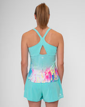 Load image into Gallery viewer, Aqua Printed Tank- Melbourne