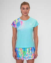 Load image into Gallery viewer, Capsleeve Tee Aqua - Melbourne