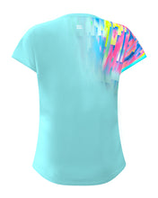 Load image into Gallery viewer, Junior Capsleeve Aqua Tee- Melbourne