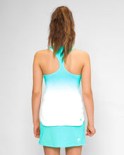 Load image into Gallery viewer, Crew Gradient Girl&#39;s Tank Aqua
