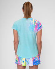 Load image into Gallery viewer, Capsleeve Tee Aqua - Melbourne
